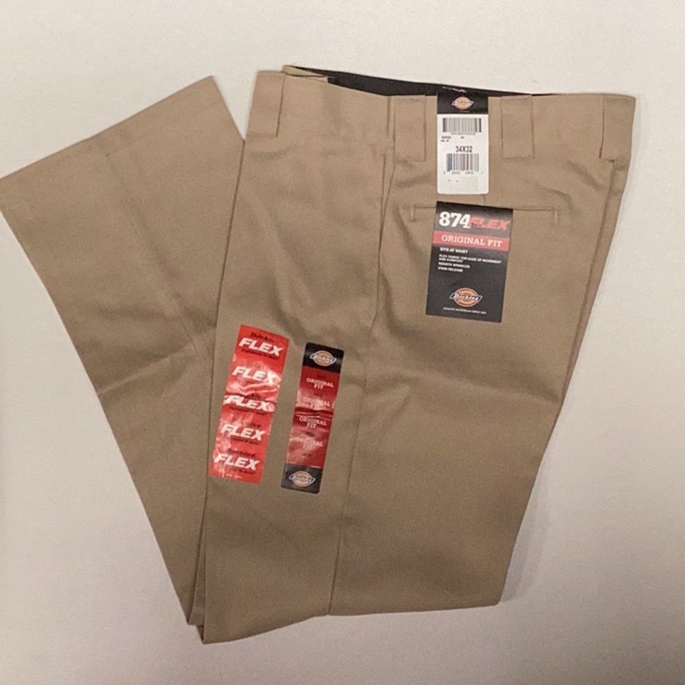 Dickies Tan Chinos Classic Style New
